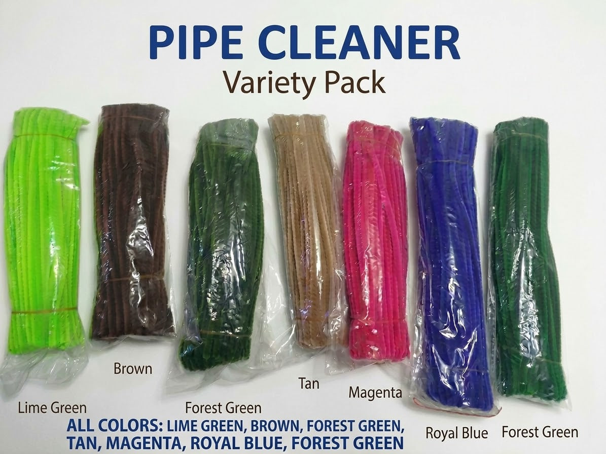 Craft Pipe Cleaner | 1PKT| Single Colour+ Mix