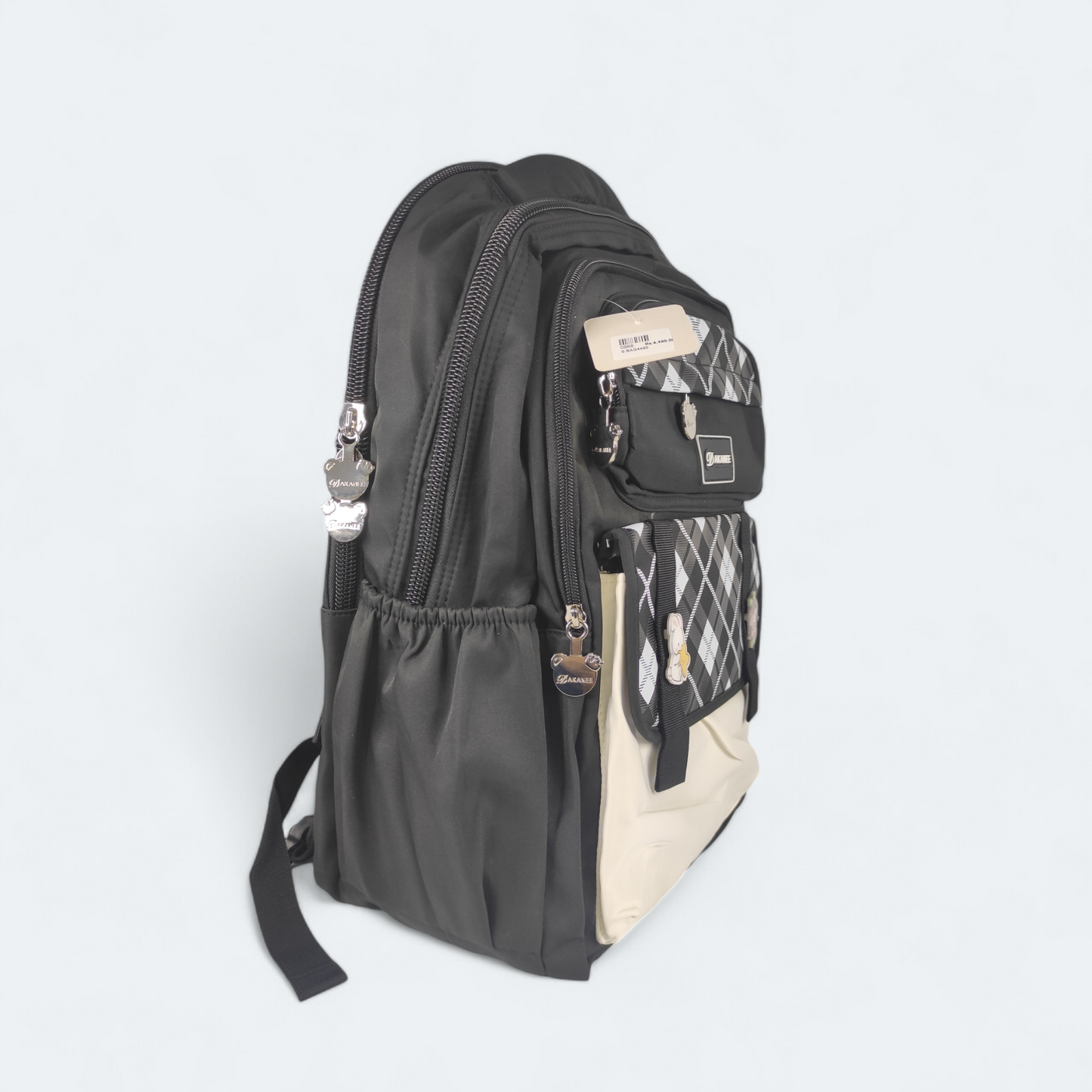 Aesthetic Diamond Design Backpacks | School College Bag | Strong Build | Imported