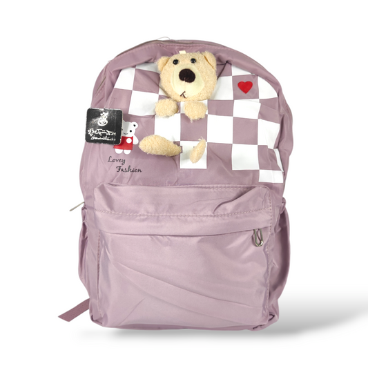 Cute Bear College Bag for Girls | Smart Bag