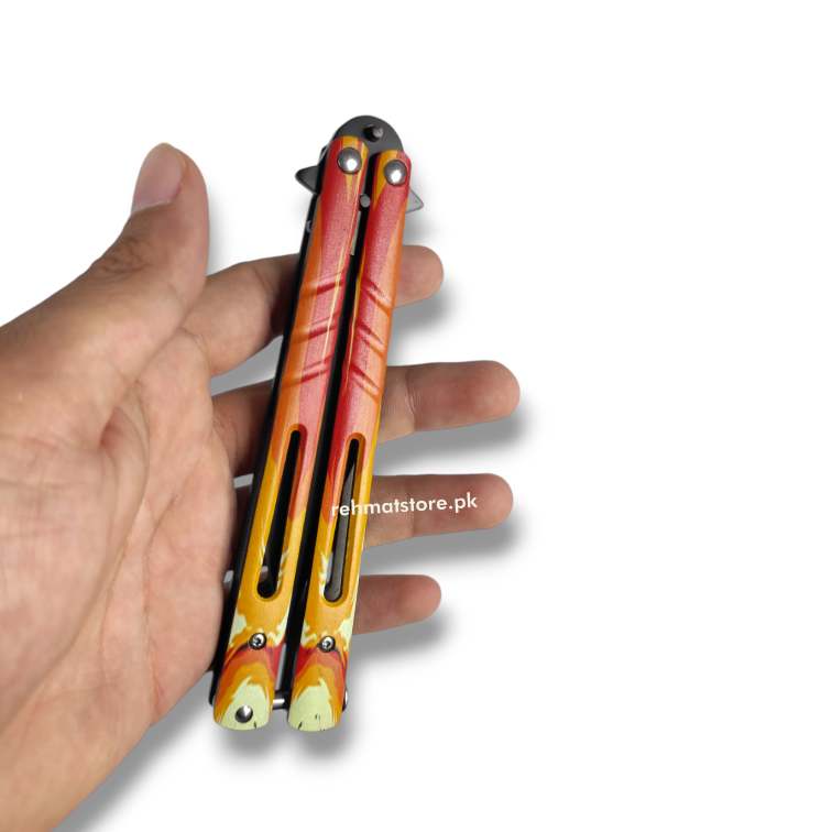 Butterfly Knife | Beautiful Printed | With Hard Cover