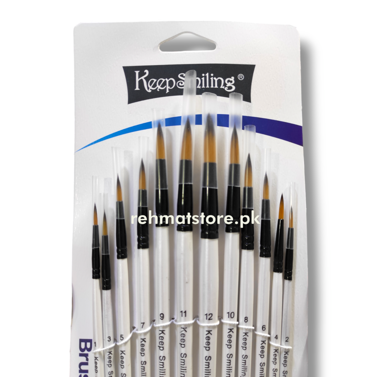 Paint Brush Set | 12 Brushes | Round Tip