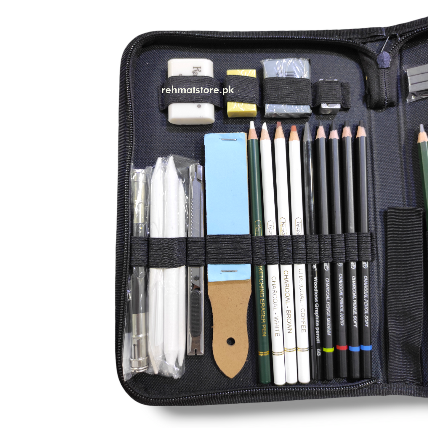 Sketch Drawing Set | 42 Pieces Set | Hard Pouch