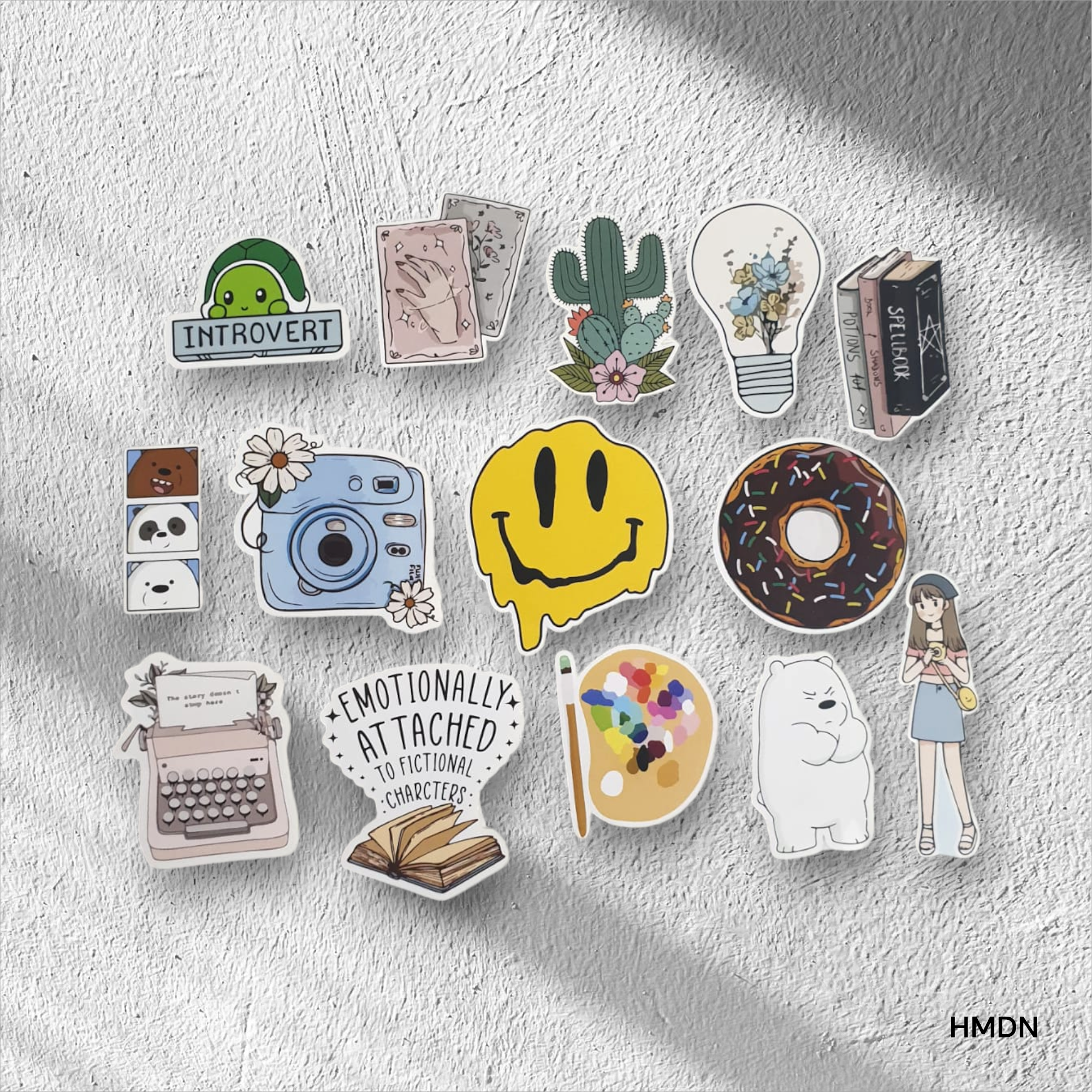 Sticker Kuning Random Art Stickers Pack | 10 Random stickers – Rehmat Store Pakistan