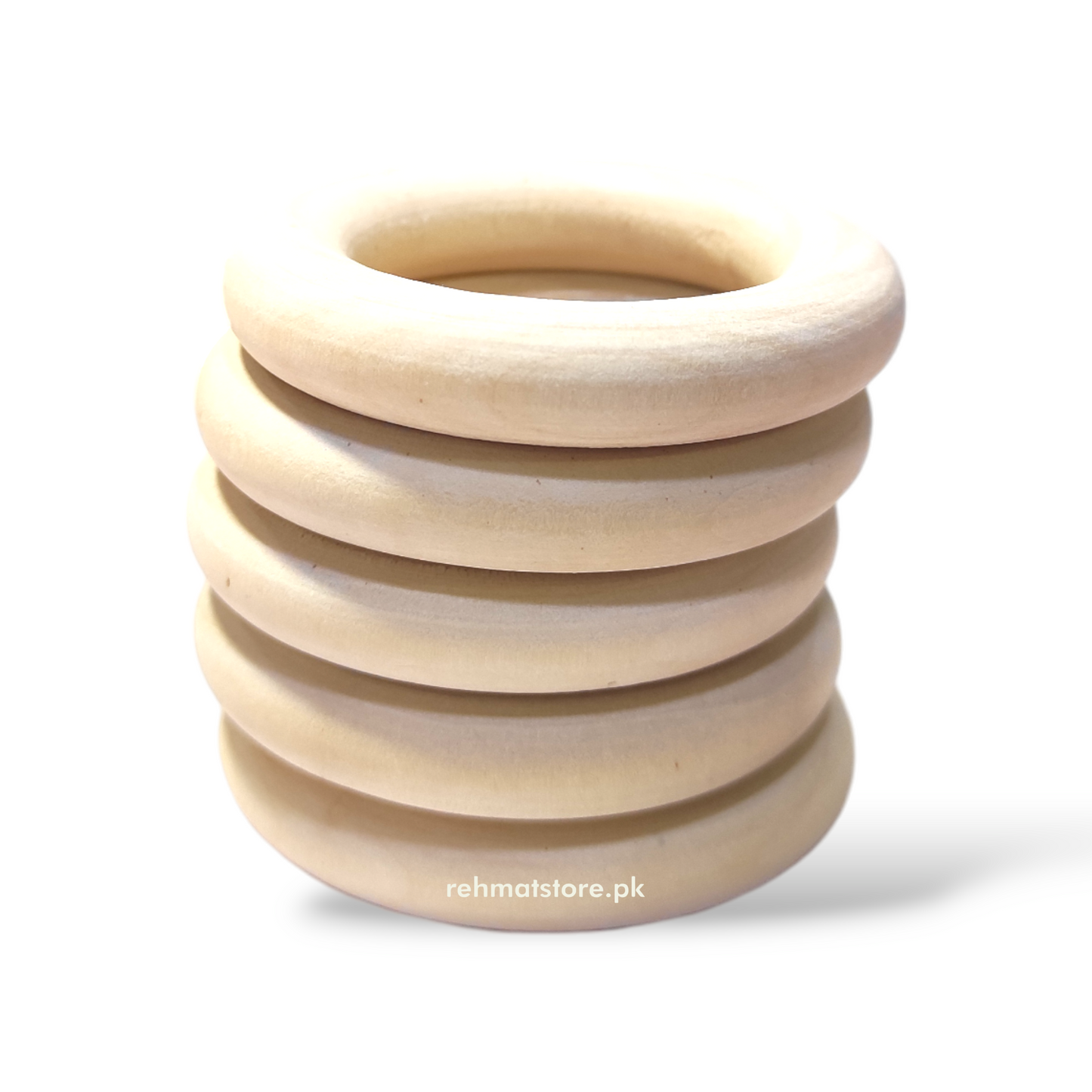 Wooden Rings used for Crafting | 5 Rings