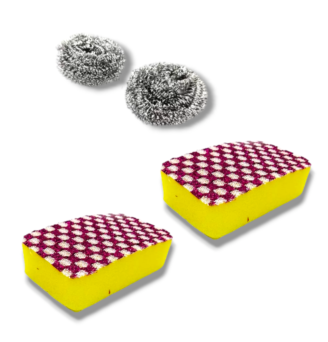 Dish Washing Sponge Set | Dish Wash Pad | 4 Pieces Set