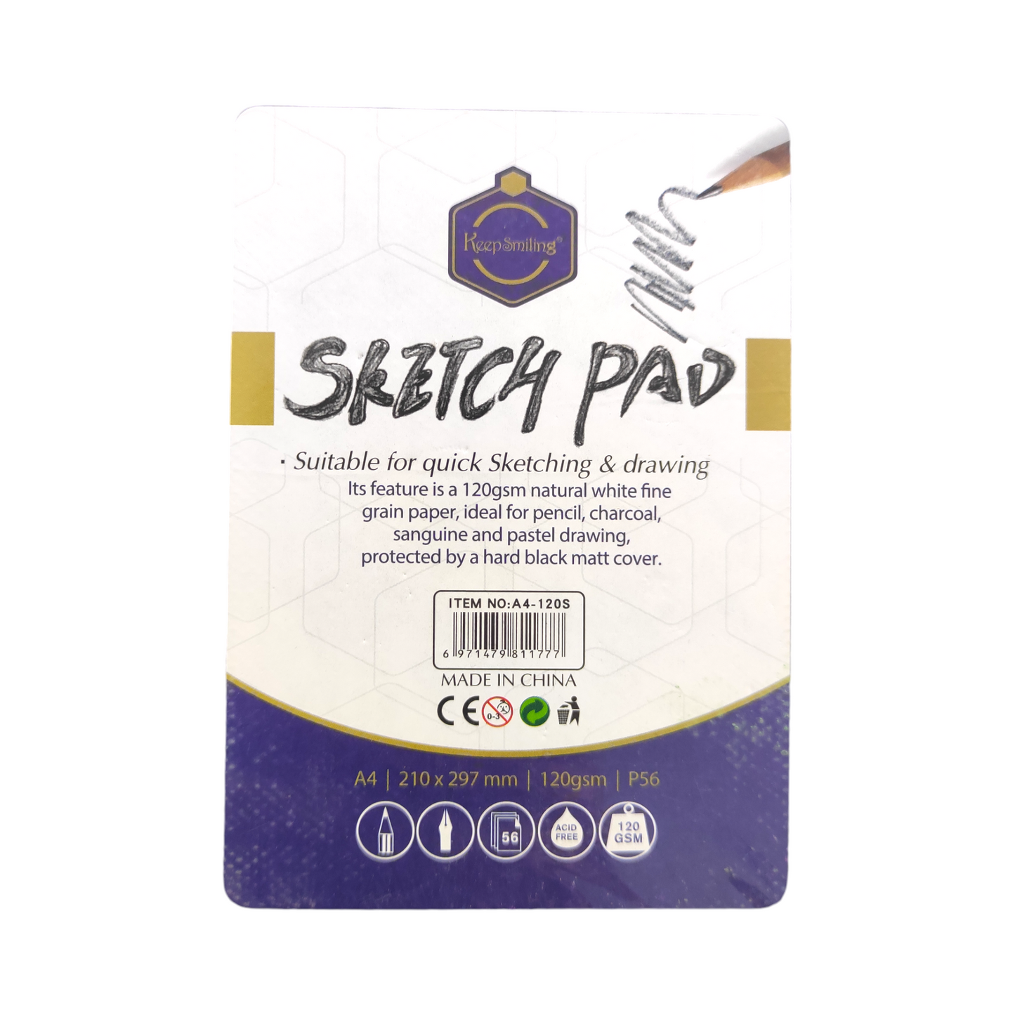 Hard Cover Sketch Pad/Book | 2 Sizes