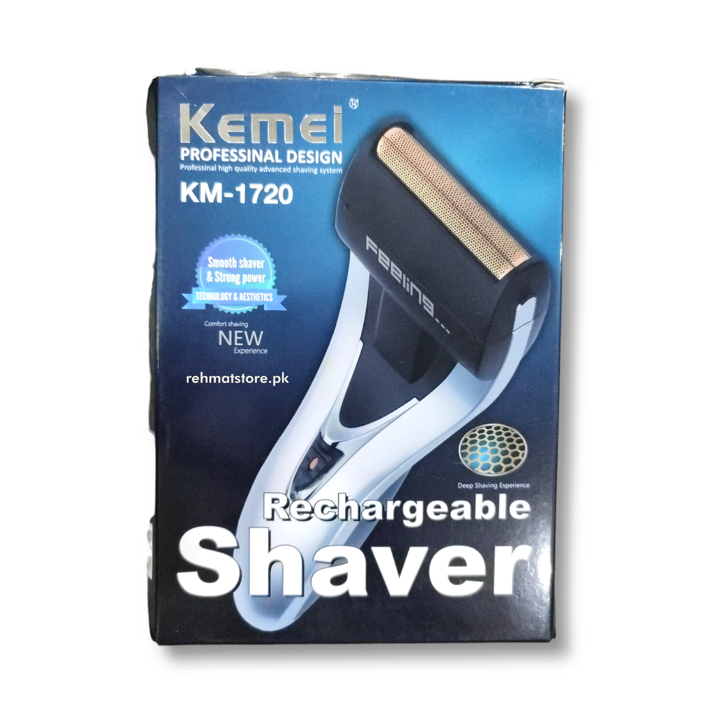 Kemei Electric Shaver KM-1720 | Single Blade Electric Men Razor | Beard Trimmer | Rechargeable