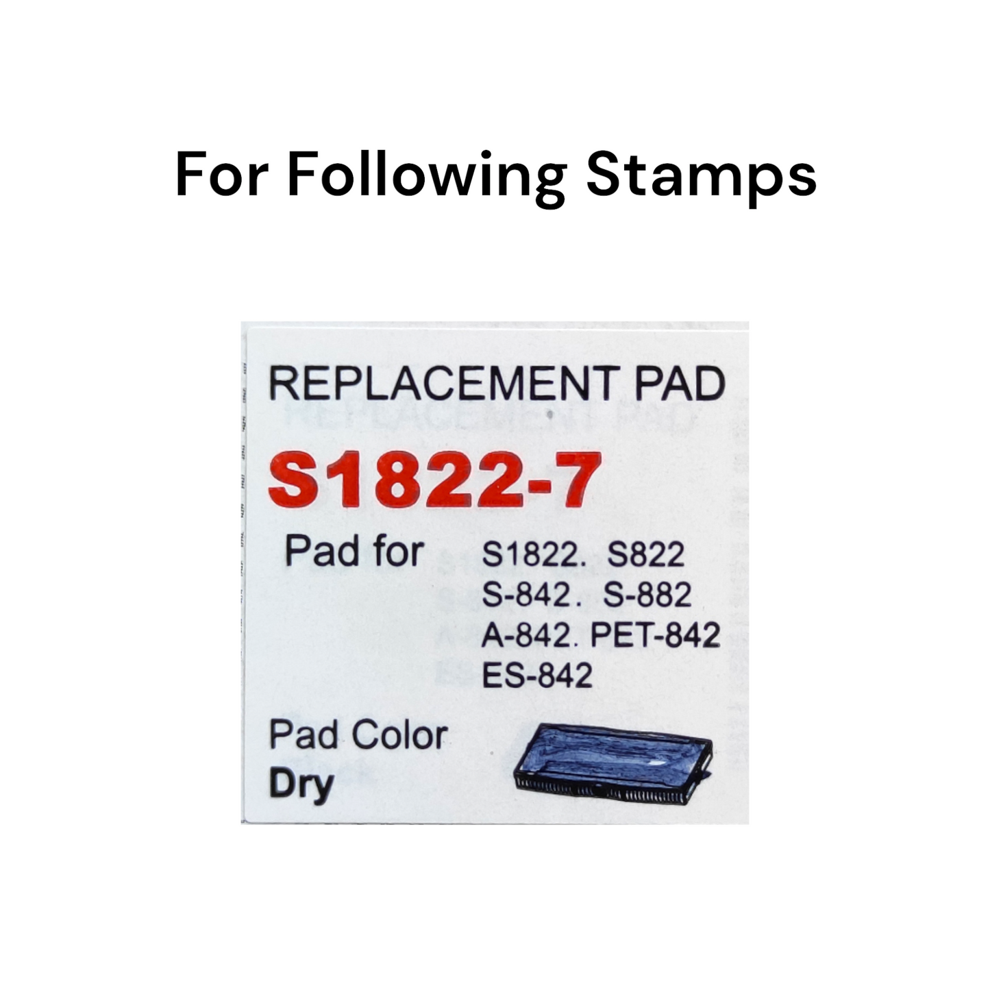 Replacement Ink Pad for Stamps | Shiny | Made in Taiwan