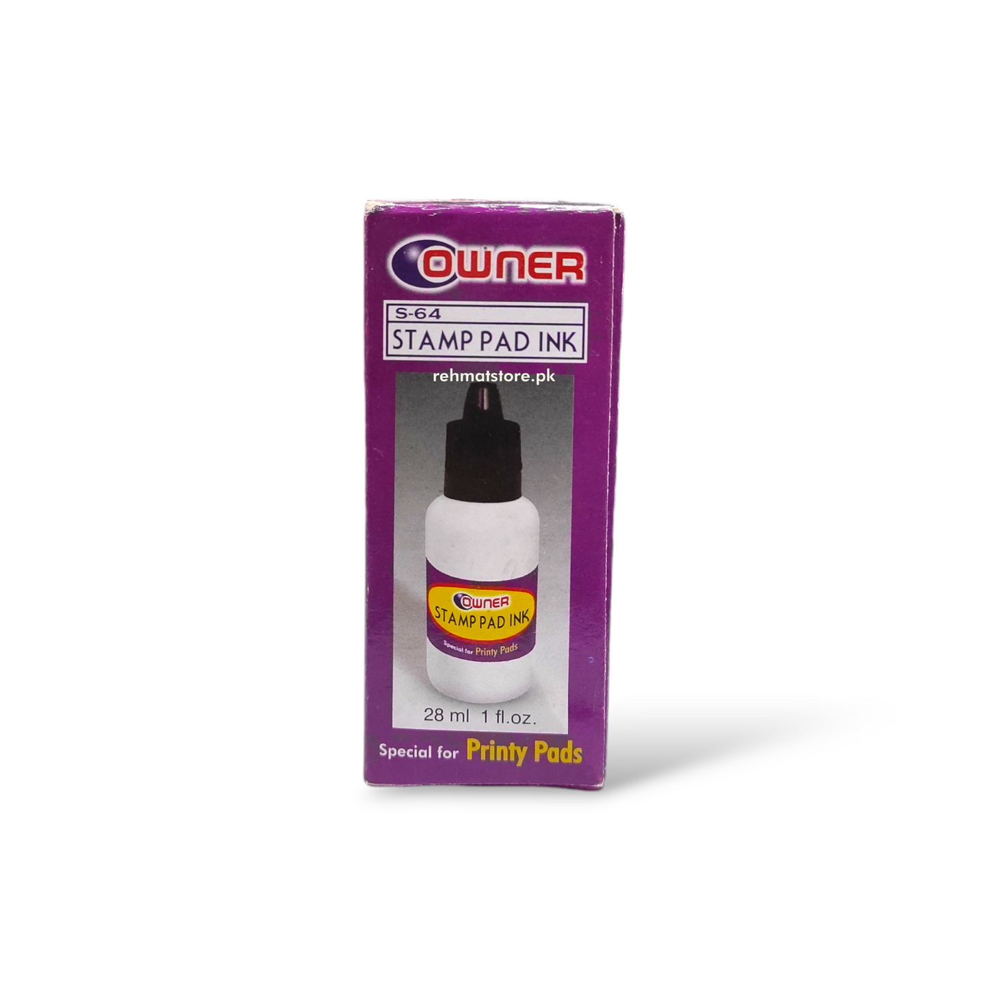 Local Stamp Ink Pad Refill 28ml Bottle | Owner