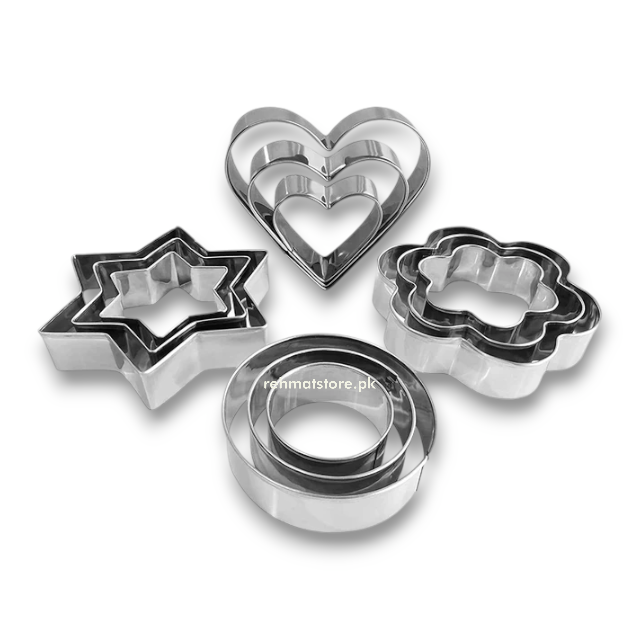 Cookie Cutter Set | 12 Pieces | Stainless Steel