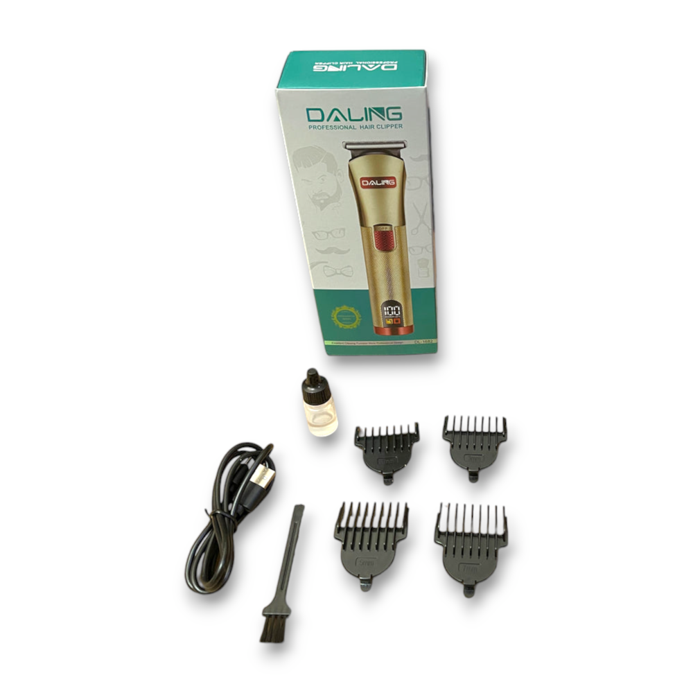 Hair Clipper DALING DL-1682 | LED Display Trimmer | Shaver