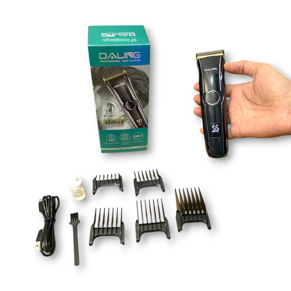 DALING Pro Hair Clipper DL-1686 | Trimmer | Shaver | LED Display