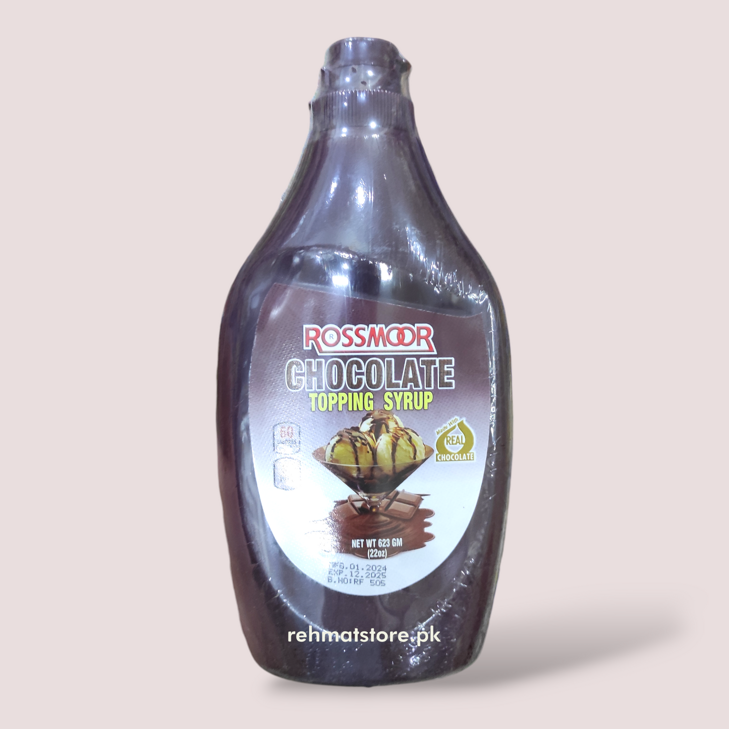 Rossmoor Chocolate Flavoured Topping | Ice Cream Syrup  | 2 Sizes