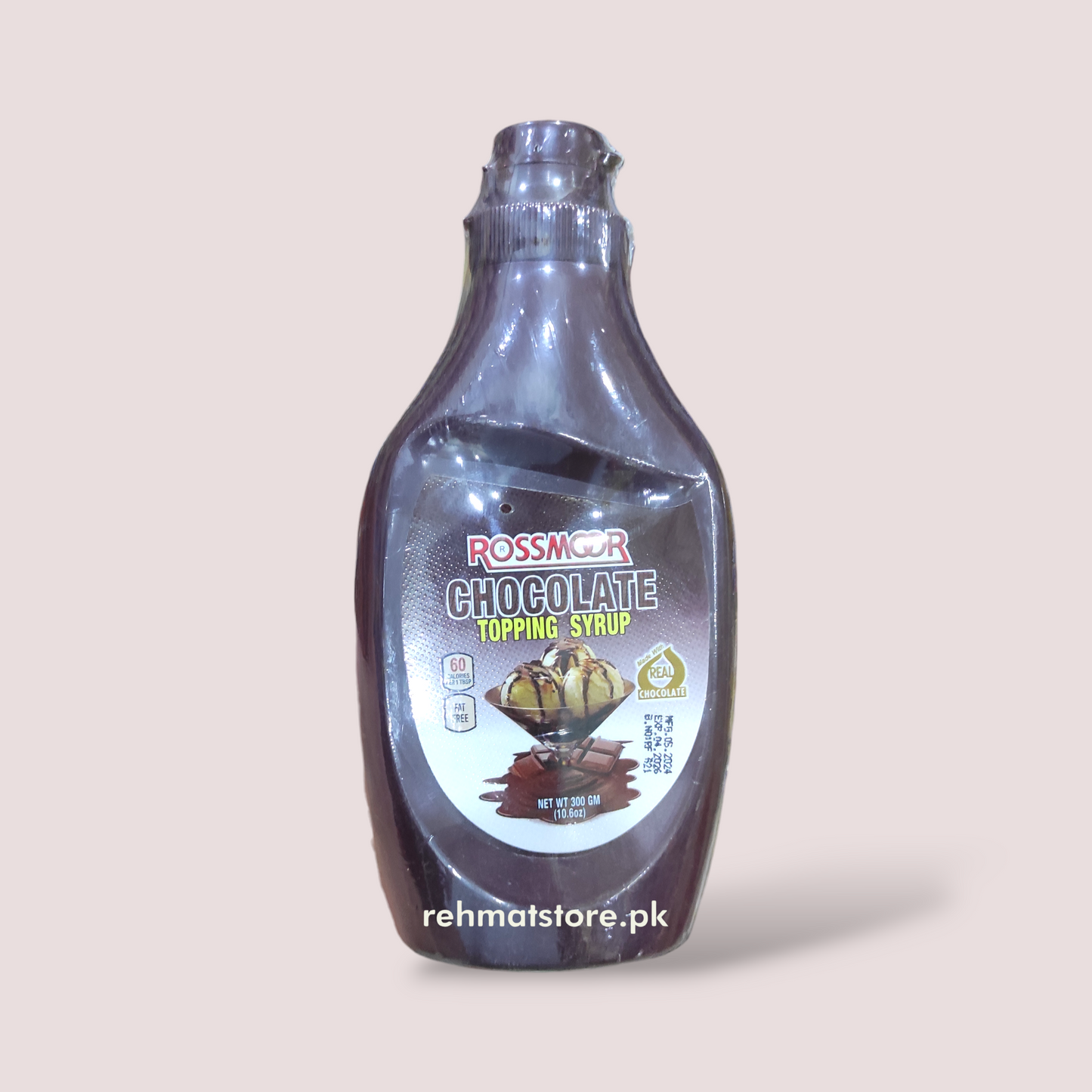 Rossmoor Chocolate Flavoured Topping | Ice Cream Syrup  | 2 Sizes