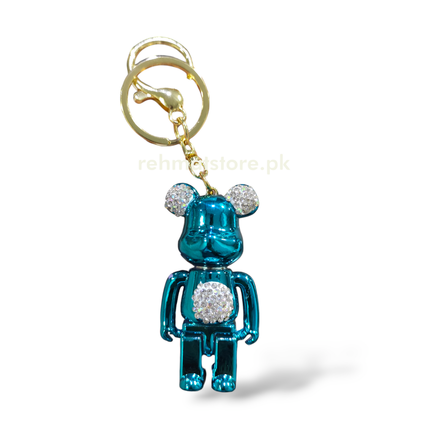 Bear Keychain | Ring and Carabineer | Random Color