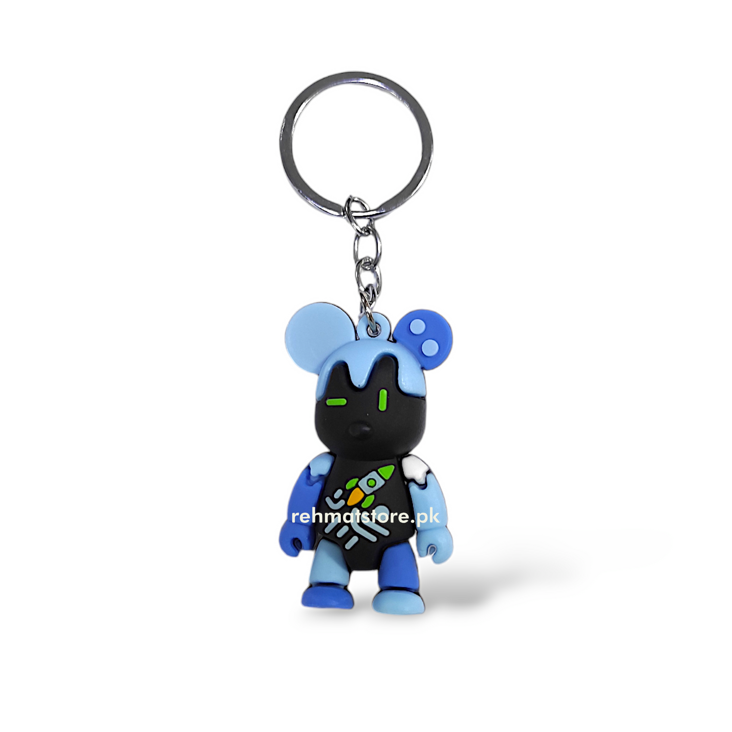 Robot Bear Keychain | Single Ring | Random Color