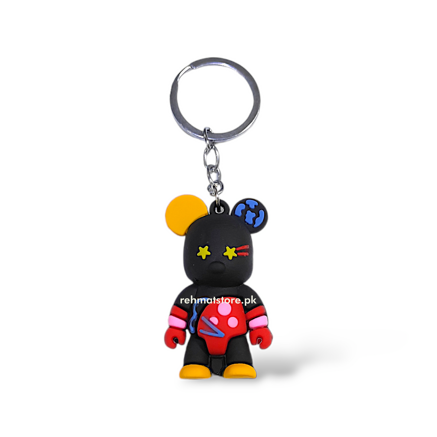 Robot Bear Keychain | Single Ring | Random Color