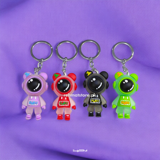 Astronaut Keychain | Single Ring | Random Color