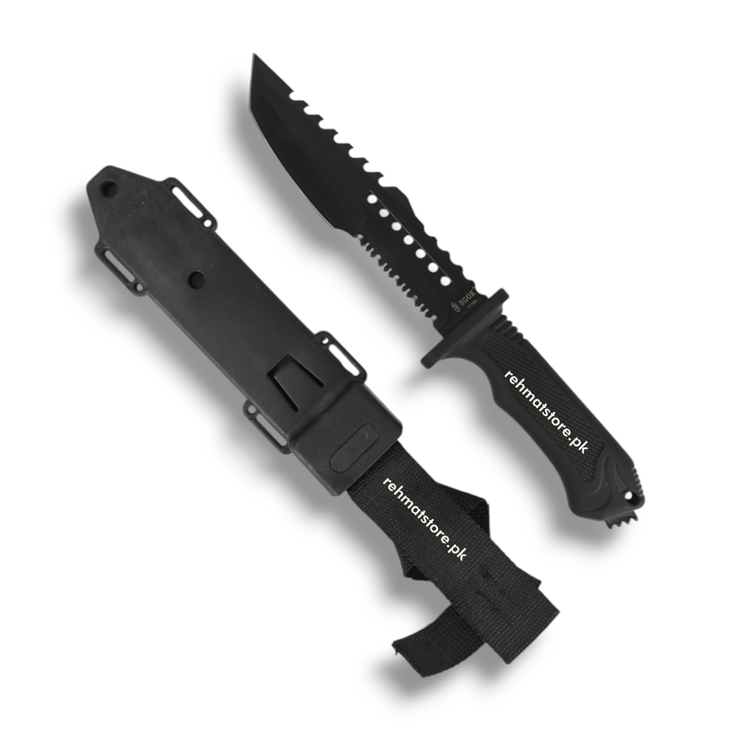 Heavy Duty Hunting Knife with Belt Cover