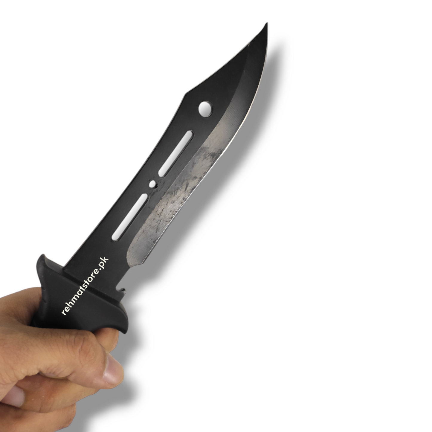 Hunting Knife with Cover and built-in compass