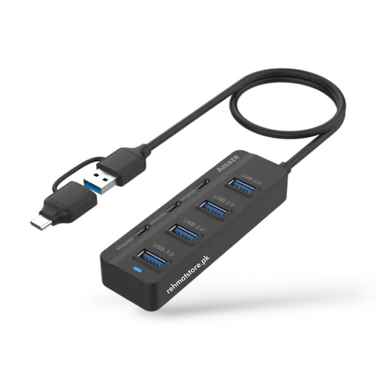 Amaze A327 Type C + USB 3.0 7 Port Hub