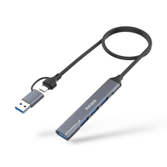 Amaze A304 USB3.0 + Type-C to 4 in 1 USB 3.0 Hub