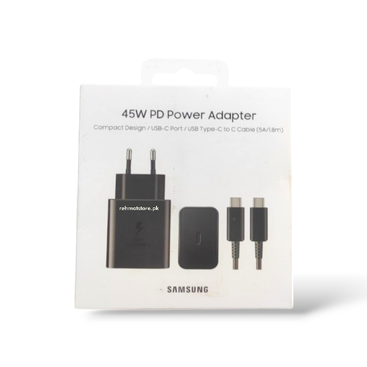 Samsung 45W PD Power Charger Adapter with Cable