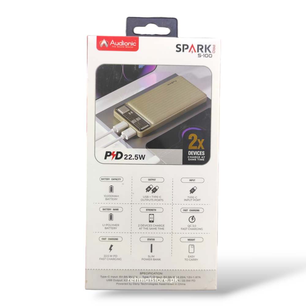 Spark Pro S-100 Power Bank 10000 mAh