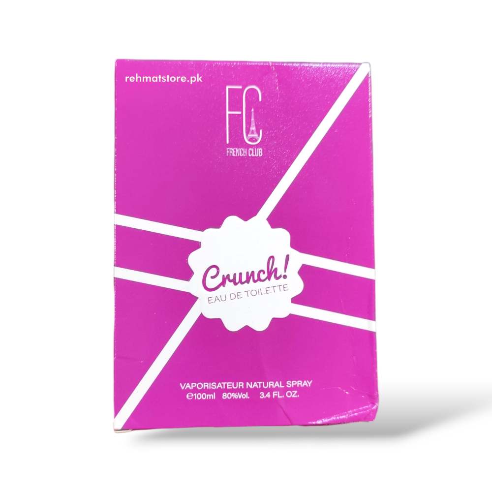 Crunch 100ml Women's Perfume | French Club By Acura