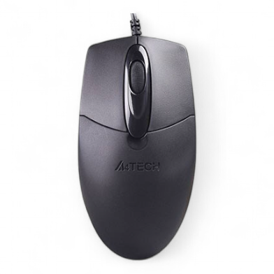 A4Tech OP-720S Wired Silent Click Mouse | Black