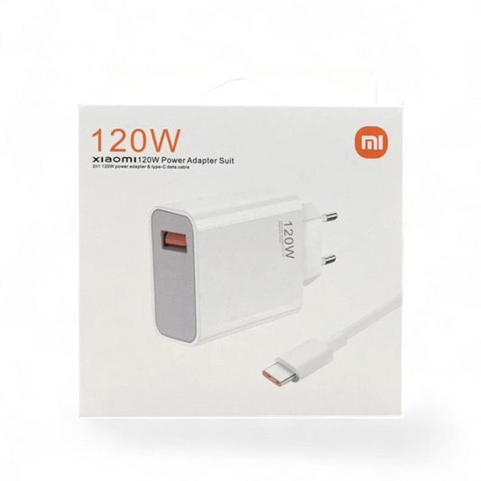 MI 120W Quick Charger With Cable | A+ Copy