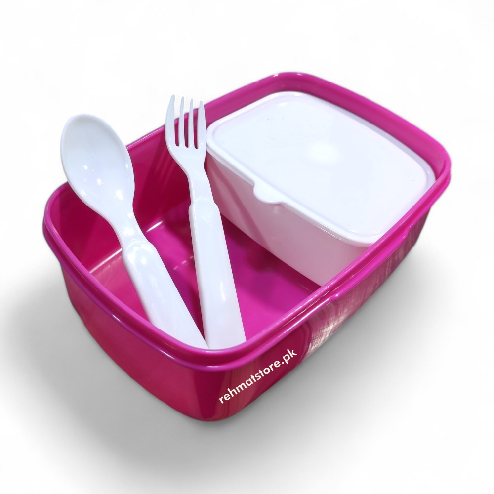 Lunch Box for Kids | Removable Compartment with Spoon and Fork