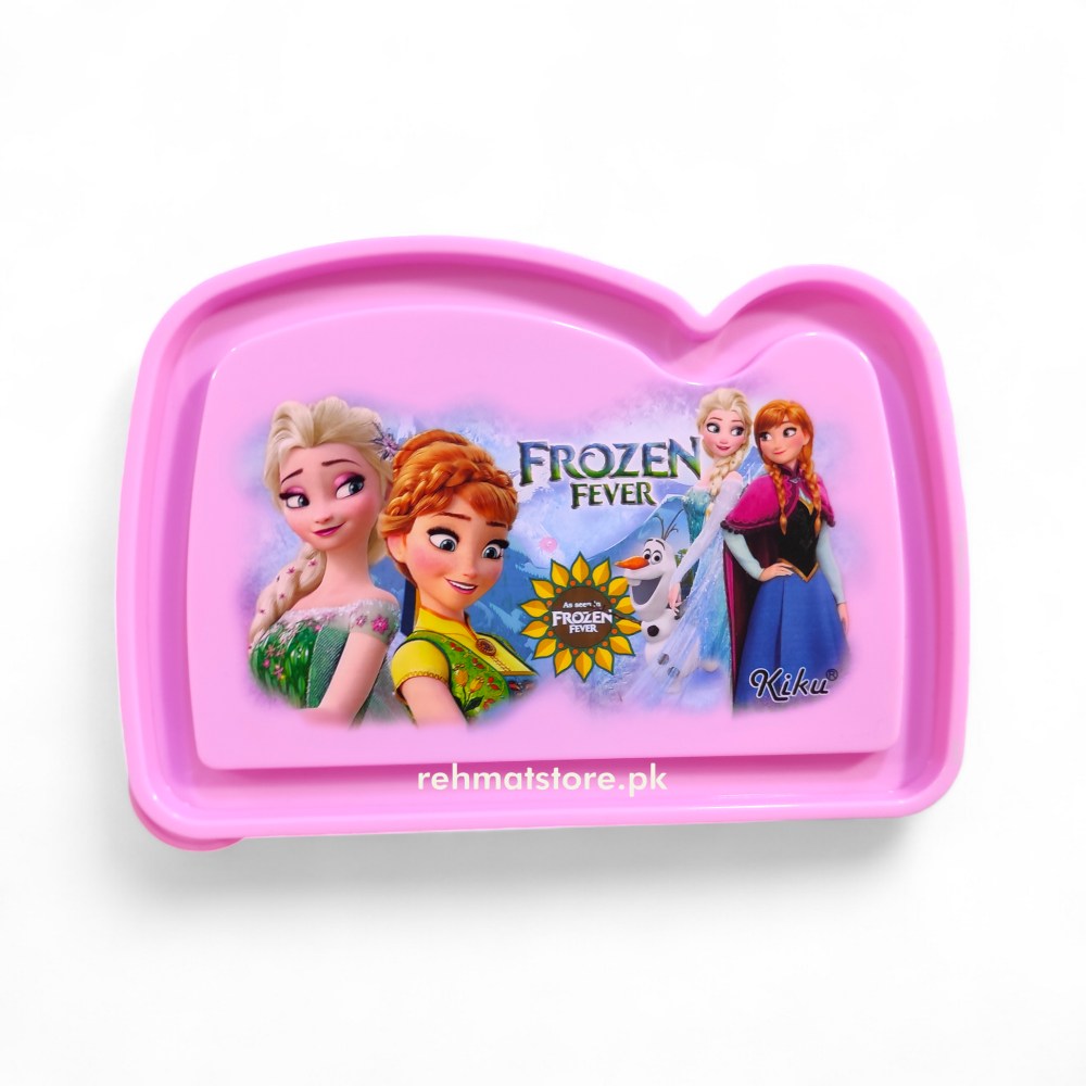 Lunch Box for Kids, 2 Compartments, Spoon And Fork