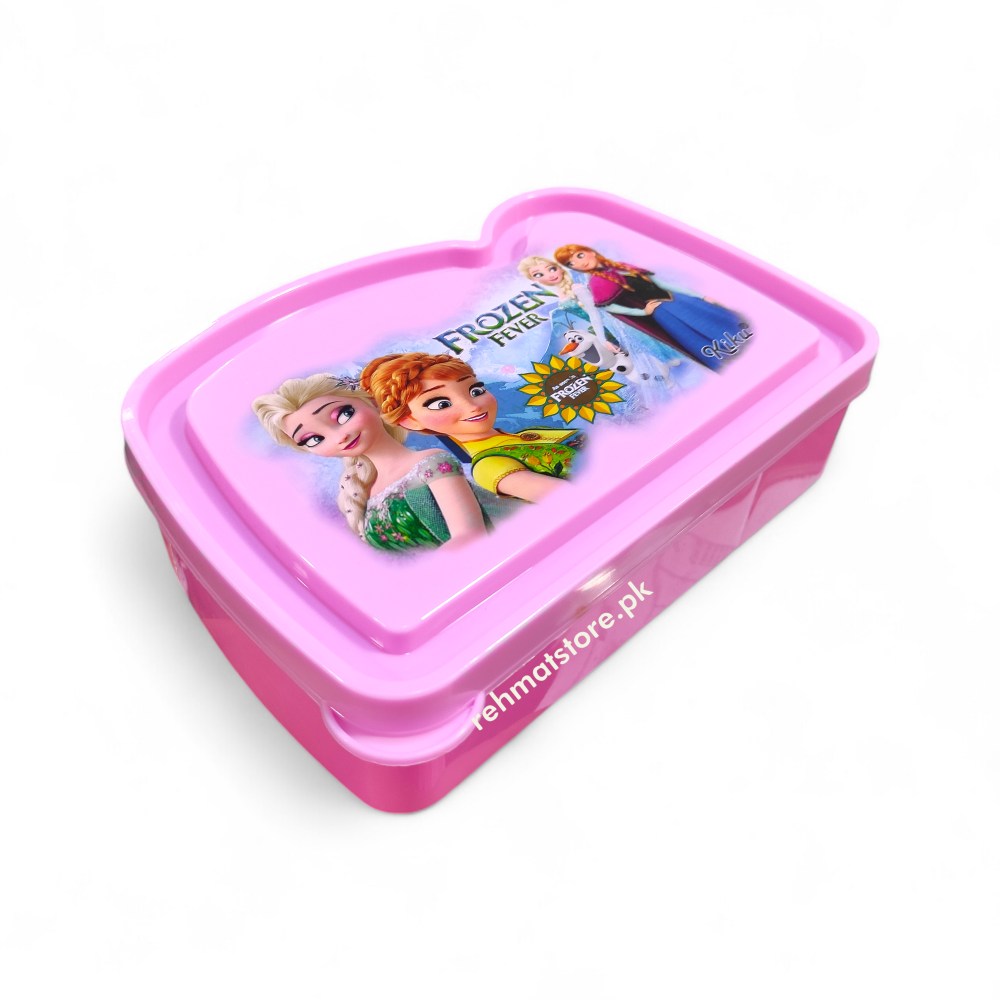 Lunch Box for Kids, 2 Compartments, Spoon And Fork