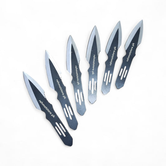 Throwing Knives Set 6 Pieces with Belt Pouch