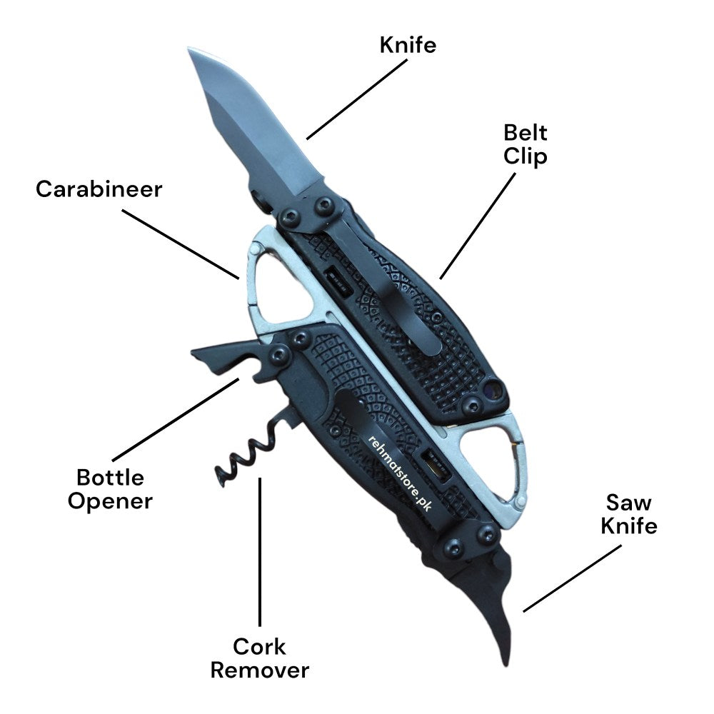 Multi Purpose Mini Knife with Detachable Tools Kit