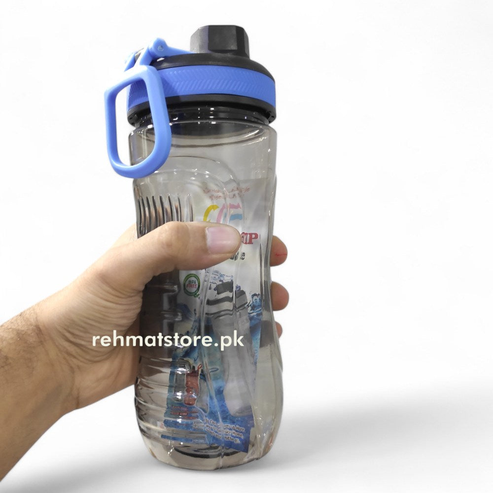 Water Bottle Hard Plastic Aqua