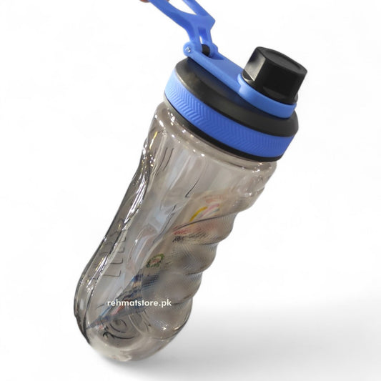 Water Bottle Hard Plastic Aqua