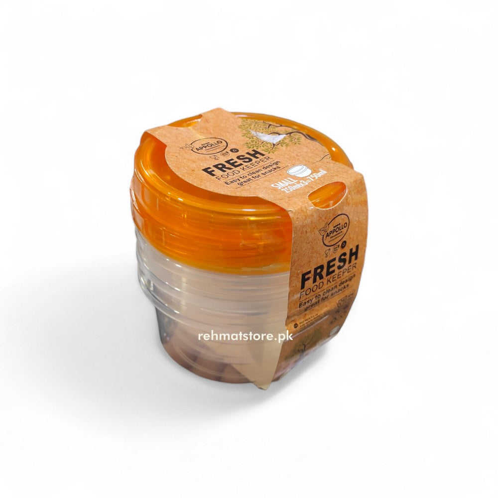 Empty Food Storage Container | 3 Pieces Set