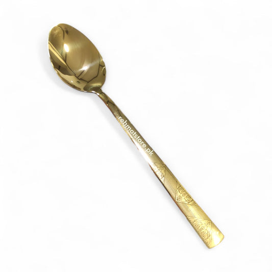 Stainless Steel Golden Spoons | 6 Pieces Set