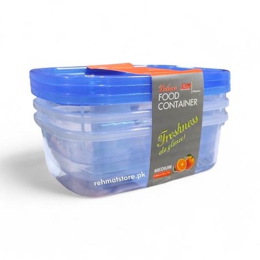 Empty Food Containers 3 Pieces Set BITA