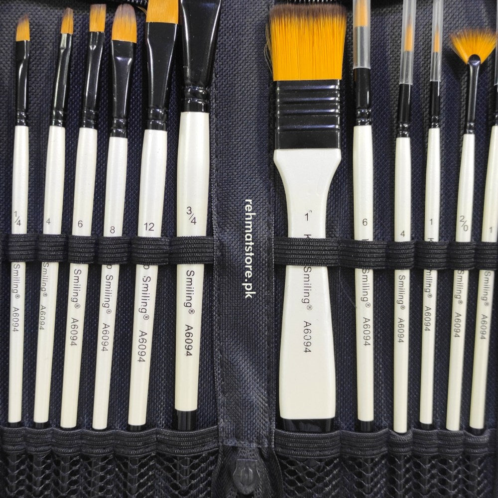 Paint Brush Set With Pouch