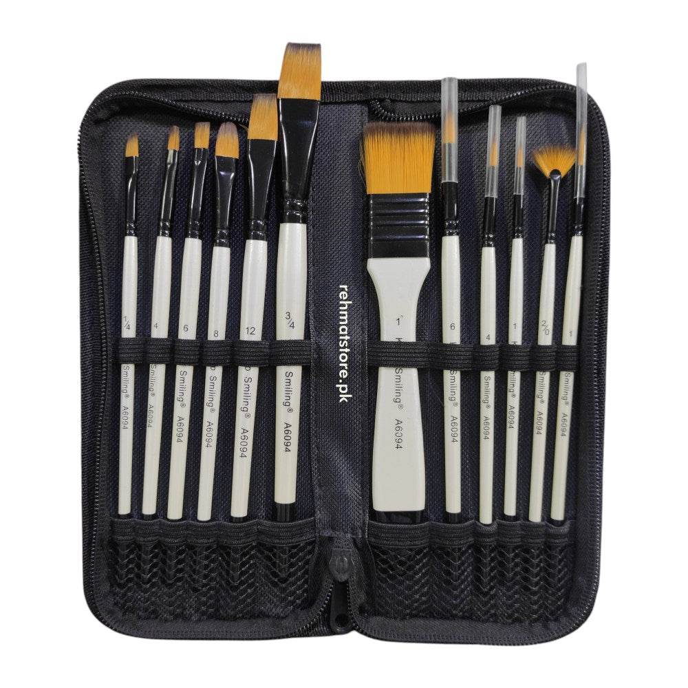 Paint Brush Set With Pouch