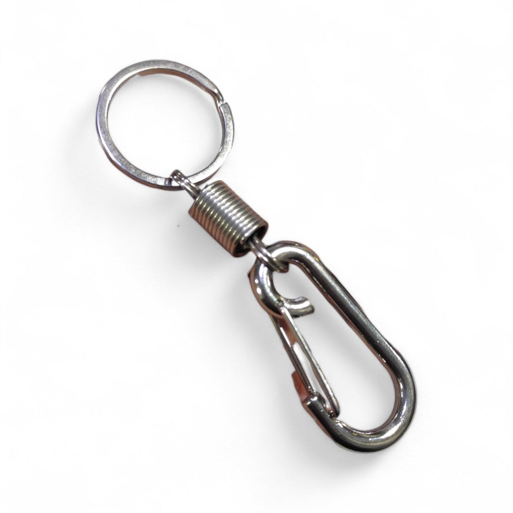 Stainless Steel Key Chain Key Ring with Carabineer