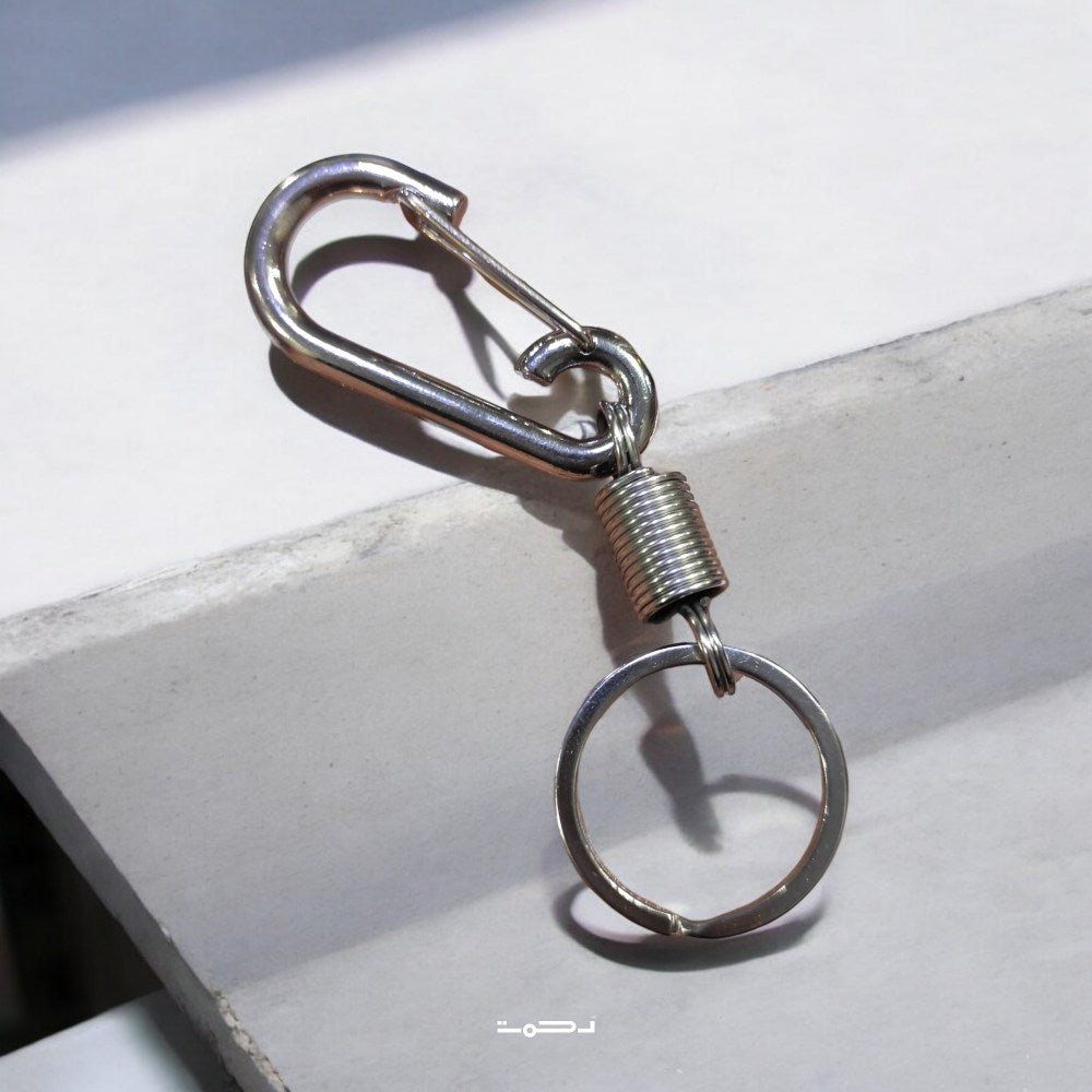 Stainless Steel Key Chain Key Ring with Carabineer