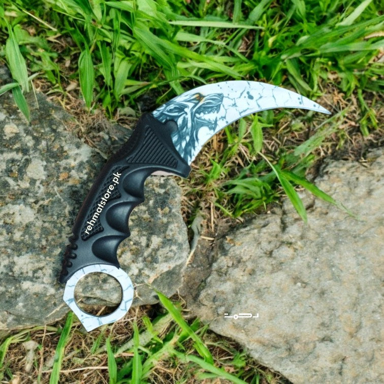 Karambit Fix Blade Knife Printed