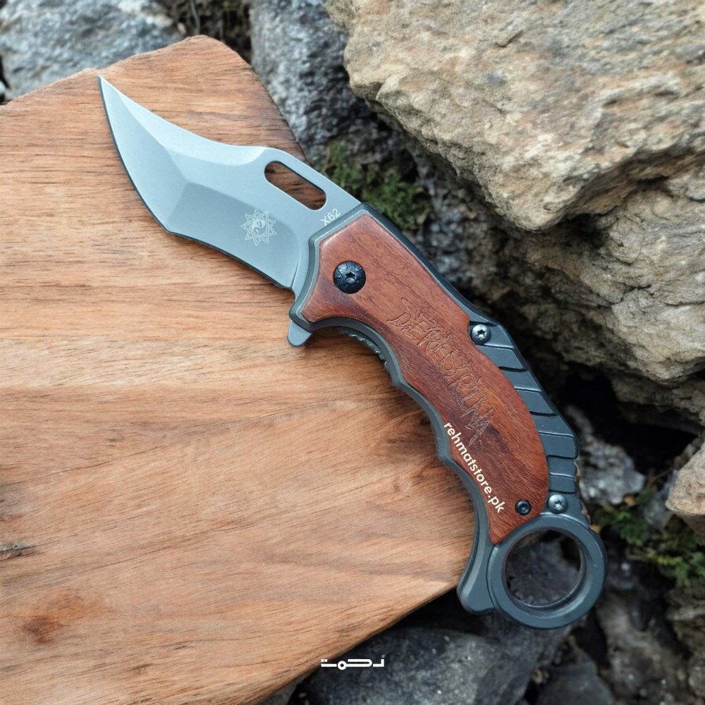 DERESPINA X62 Folding Karambit Knife | 2.9/7"