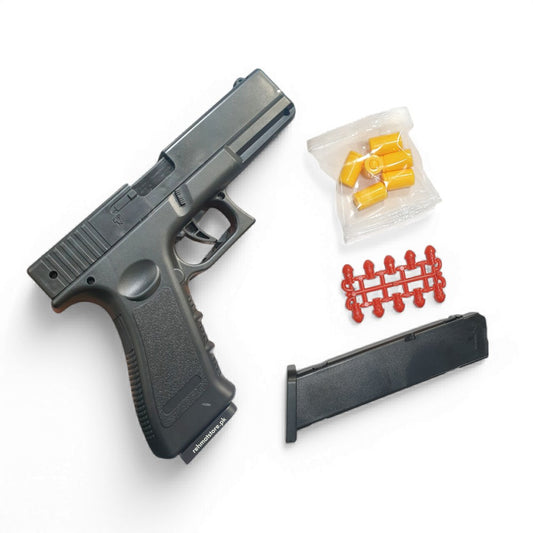 Kids Toy Gun Glock Pistol Soft Bullets, Real Gun Style