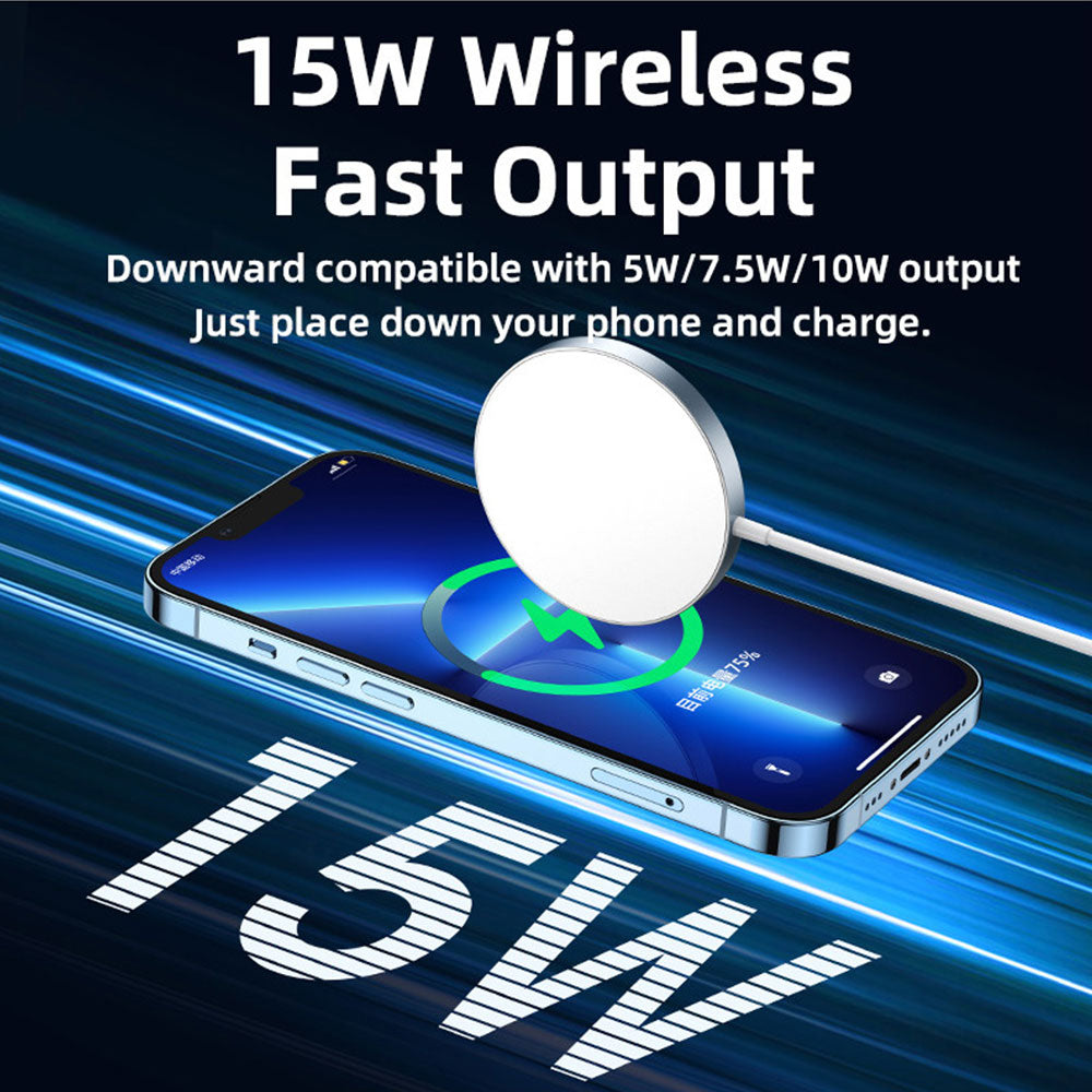 Remax 15W Magnetic Wireless Charging Pad/Puck MagSafe Phone Holder |RP-W58