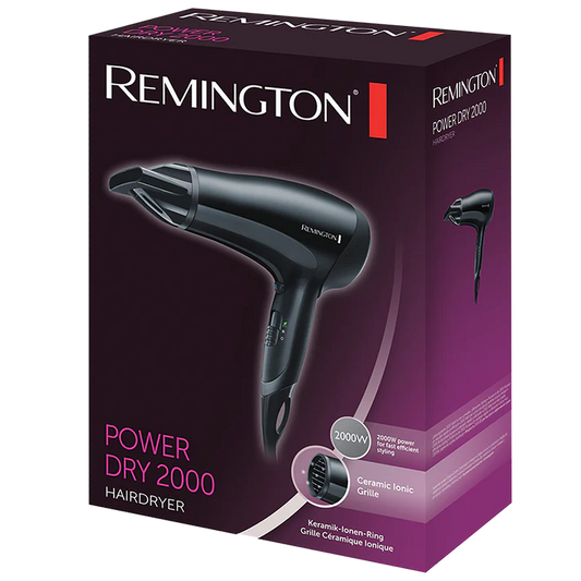 REMINGTON D3010 HAIR DRYER POWER IONIC 2000W